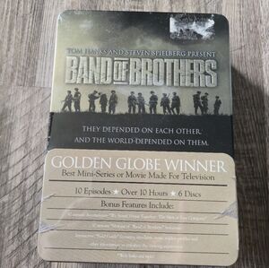 BAND OF BROTHERS Collector's Tin Complete Golden Globe Winning Mini-Series Gift
